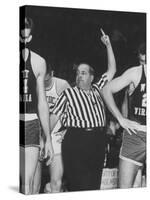 Referee Jim Enright Calling Plays and Using Hand Signals During a Game-Stan Wayman-Stretched Canvas