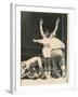 Referee John Lobianco Waves Champion Cassius Clay to a Corner-null-Framed Premium Photographic Print