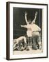 Referee John Lobianco Waves Champion Cassius Clay to a Corner-null-Framed Premium Photographic Print