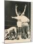 Referee John Lobianco Waves Champion Cassius Clay to a Corner-null-Mounted Premium Photographic Print