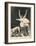 Referee John Lobianco Waves Champion Cassius Clay to a Corner-null-Framed Photographic Print