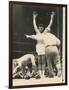 Referee John Lobianco Waves Champion Cassius Clay to a Corner-null-Framed Photographic Print