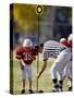 Referee Measuring for a First Down During a During a Pee Wee Football Game, Denver, Colorado, USA-null-Stretched Canvas