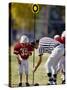 Referee Measuring for a First Down During a During a Pee Wee Football Game, Denver, Colorado, USA-null-Stretched Canvas