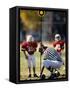 Referee Measuring for a First Down During a During a Pee Wee Football-null-Framed Stretched Canvas