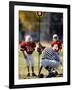 Referee Measuring for a First Down During a During a Pee Wee Football-null-Framed Photographic Print