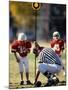 Referee Measuring for a First Down During a During a Pee Wee Football-null-Mounted Photographic Print