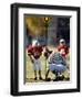 Referee Measuring for a First Down During a During a Pee Wee Football-null-Framed Photographic Print