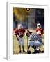 Referee Measuring for a First Down During a During a Pee Wee Football-null-Framed Photographic Print