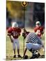Referee Measuring for a First Down During a During a Pee Wee Football-null-Mounted Photographic Print