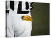 Referee with Penalty Flag in Pocket-Robert Michael-Stretched Canvas