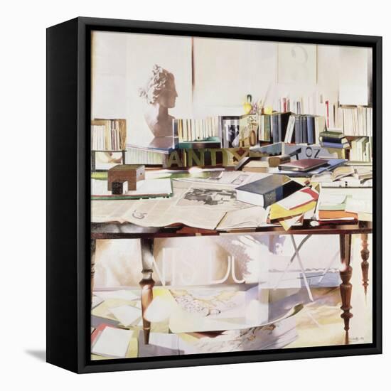 Reference, 1991-Jeremy Annett-Framed Stretched Canvas