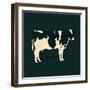 Refined Holstein II-Jacob Green-Framed Art Print