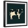 Refined Holstein II-Jacob Green-Framed Art Print