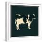 Refined Holstein II-Jacob Green-Framed Art Print