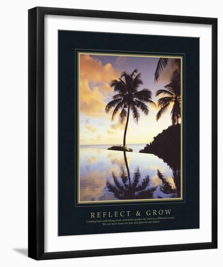 Reflect And Grow-Chris Simpson-Framed Giclee Print