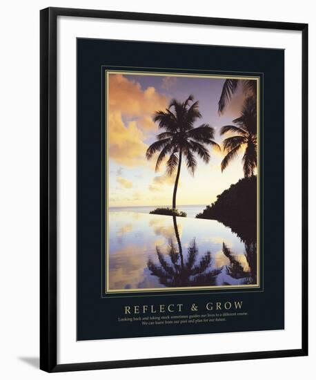 Reflect And Grow-Chris Simpson-Framed Giclee Print