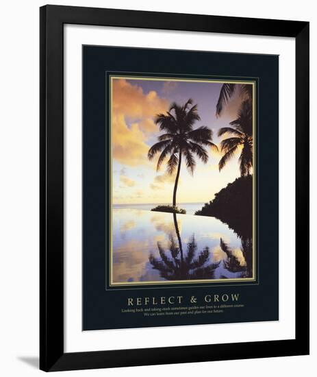 Reflect And Grow-Chris Simpson-Framed Giclee Print