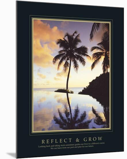 Reflect And Grow-Chris Simpson-Mounted Giclee Print