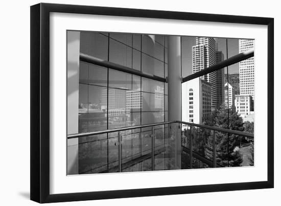 Reflected Cityscape-Christian Peacock-Framed Giclee Print