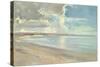 Reflected Clouds, Oxwich Beach, 2001-Timothy Easton-Stretched Canvas