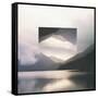 Reflected Landscape II-Laura Marshall-Framed Stretched Canvas