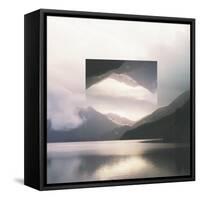 Reflected Landscape II-Laura Marshall-Framed Stretched Canvas