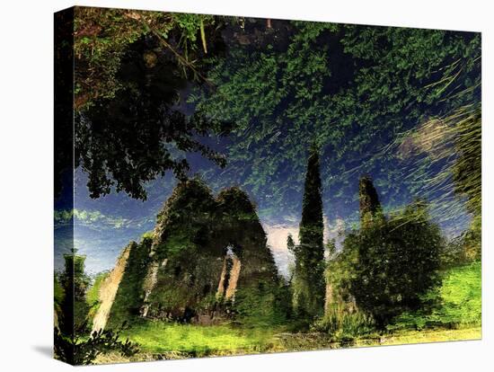 Reflected Ruins-Fulvio Pellegrini-Stretched Canvas