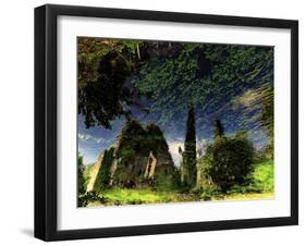 Reflected Ruins-Fulvio Pellegrini-Framed Photographic Print