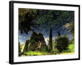 Reflected Ruins-Fulvio Pellegrini-Framed Photographic Print