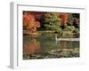 Reflecting Pool in Japanese Garden, Seattle, Washington, USA-Jamie & Judy Wild-Framed Photographic Print