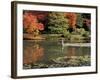 Reflecting Pool in Japanese Garden, Seattle, Washington, USA-Jamie & Judy Wild-Framed Photographic Print