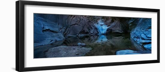 Reflecting Pool-Shelley Lake-Framed Photographic Print