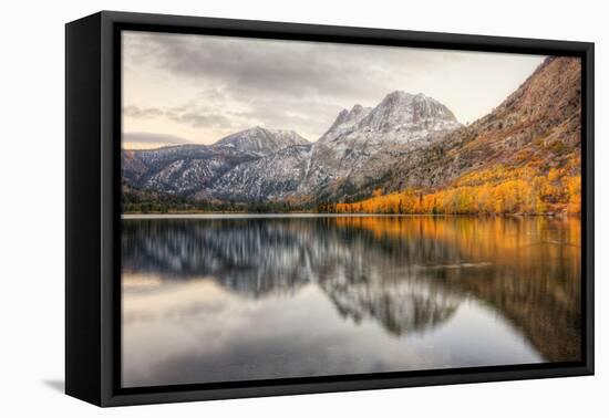 Reflection at Silver Lake, Sierra Nevada-Vincent James-Framed Stretched Canvas