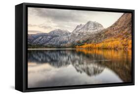 Reflection at Silver Lake, Sierra Nevada-Vincent James-Framed Stretched Canvas