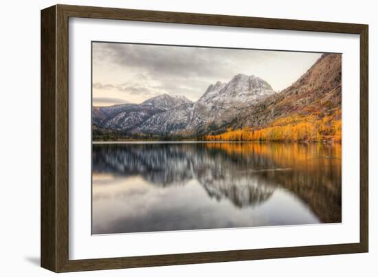 Reflection at Silver Lake, Sierra Nevada-Vincent James-Framed Photographic Print