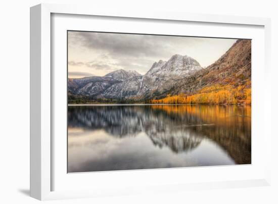 Reflection at Silver Lake, Sierra Nevada-Vincent James-Framed Photographic Print