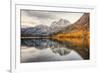 Reflection at Silver Lake, Sierra Nevada-Vincent James-Framed Photographic Print