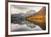 Reflection at Silver Lake, Sierra Nevada-Vincent James-Framed Photographic Print