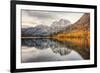 Reflection at Silver Lake, Sierra Nevada-Vincent James-Framed Photographic Print