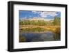 Reflection, Big Wood River, Autumn, Sawtooth NF, Idaho, USA-Michel Hersen-Framed Photographic Print