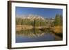 Reflection, Big Wood River, Autumn, Sawtooth NF,  Idaho, USA-Michel Hersen-Framed Photographic Print