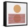 Reflection I Yellow Red-Moira Hershey-Framed Stretched Canvas