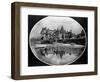 Reflection in Garden Pond of Biltmore House-null-Framed Photographic Print