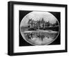 Reflection in Garden Pond of Biltmore House-null-Framed Photographic Print