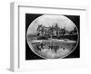 Reflection in Garden Pond of Biltmore House-null-Framed Photographic Print