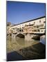 Reflection in the Arno River of the Ponte Vecchio, Florence, Tuscany, Italy, Europe-Olivieri Oliviero-Mounted Photographic Print