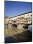 Reflection in the Arno River of the Ponte Vecchio, Florence, Tuscany, Italy, Europe-Olivieri Oliviero-Mounted Photographic Print