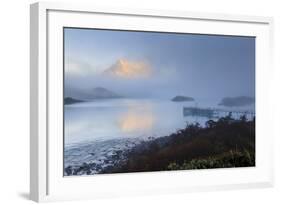 Reflection in the Clearing Fog-Eleanor-Framed Photographic Print