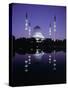 Reflection in Tranquil Water of the Sultan Salahuddin Abdul Aziz Shah Mosque-Gavin Hellier-Stretched Canvas